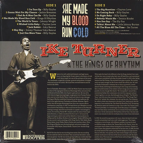 Ike Turner The Kings Of Rhythm - She Made My Blood Run Cold