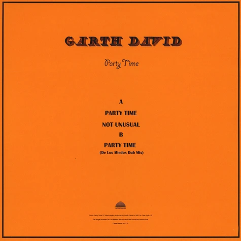 Garth David - Party Time De Los Miedos Remix