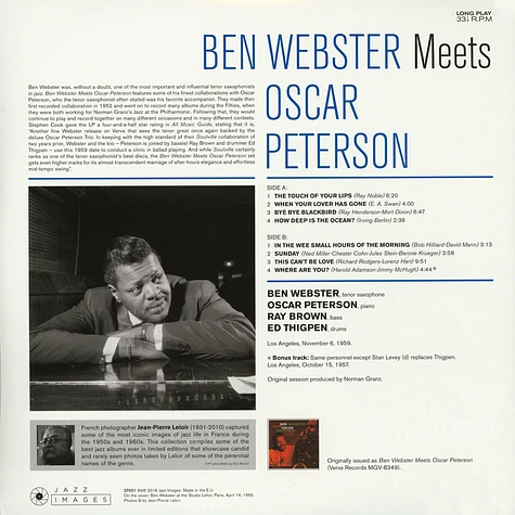 Ben Webster - Meets Oscar Peterson