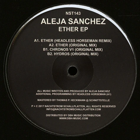 Aleja Sanchez - Ether EP