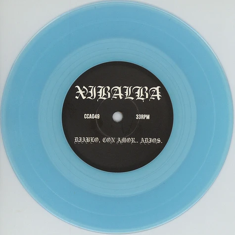 Xibalba - Diablo, Con Amor ... Adios. Blue Vinyl Edition