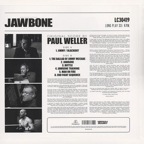 Paul Weller - OST Jawbone