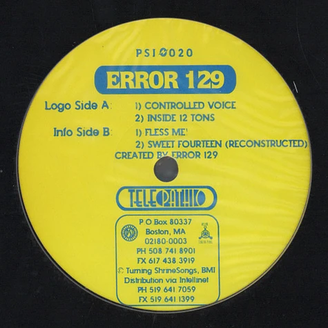 Error 129 - Controlled Voice