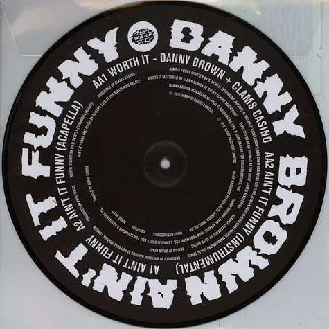 Danny Brown - Ain't It Funny Picture Disc Edition