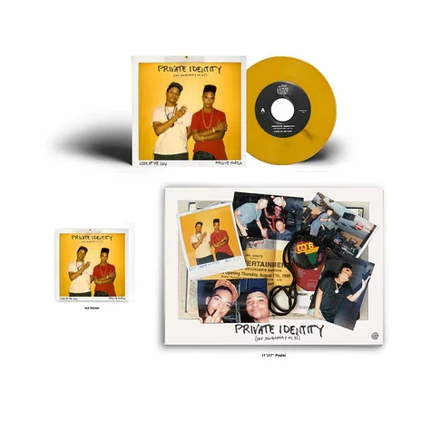 Private Identity - Look At Me Now / Massive Murda Yellow Vinyl Edition