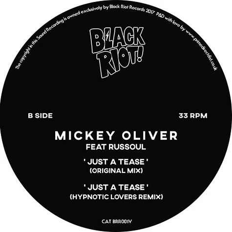 Buckley/ Mickey Oliver - Rendition / Just A Tease