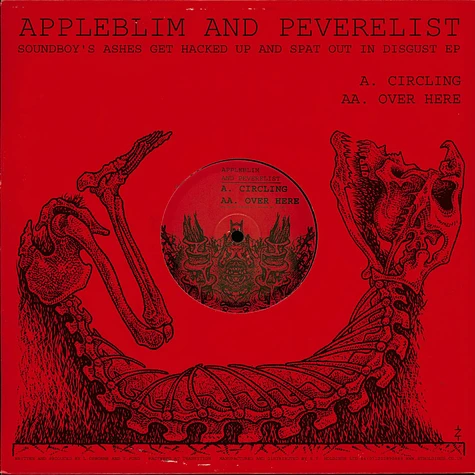 Appleblim And Peverelist - Soundboy's Ashes Get Hacked Up And Spat Out In Disgust EP