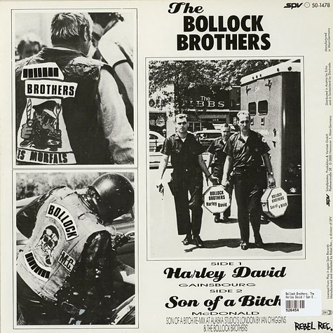 The Bollock Brothers - Harley David / Son Of A Bitch