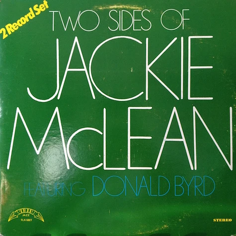 Jackie McLean Featuring Donald Byrd - Two Sides Of Jackie McLean