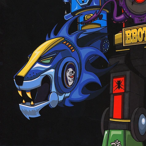 DJ Qbert - Super Seal Giant Robo V.2 (Right Arm) Blue Vinyl Edition