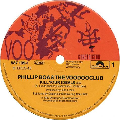 Phillip Boa & The Voodooclub - Kill Your Ideals