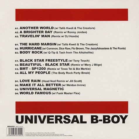 Mos Def - Universal B-Boy Volume 1