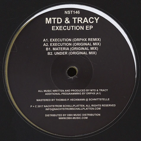 MTD & Tracy - Execution EP
