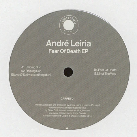 Andre Leiria - Fear Of Death Steve O’Sullivan Remix