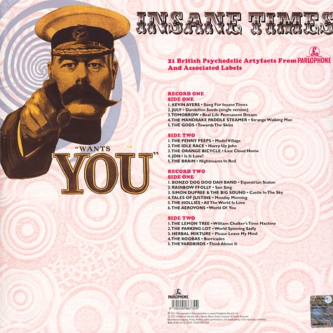 V.A. - Insane Times - 21 British Psychedelic Artyfacts From Parlophone And Associated Labels