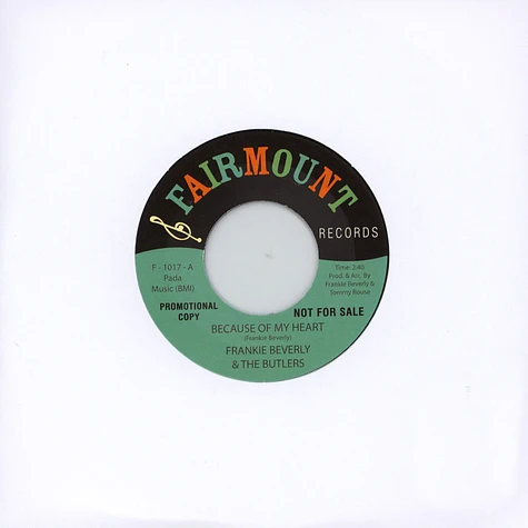 Frankie Beverley & The Butlers - I Want To Feel I’m Wanted / Because Of My Heart