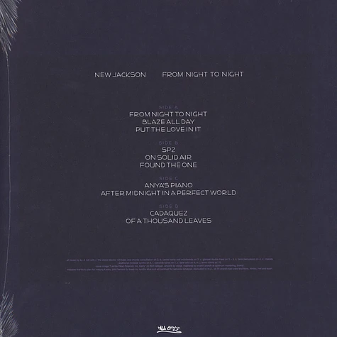 New Jackson - From Night To Night