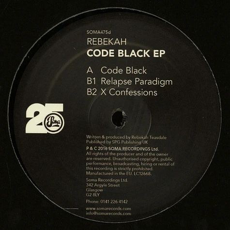 Rebekah - Code Black EP