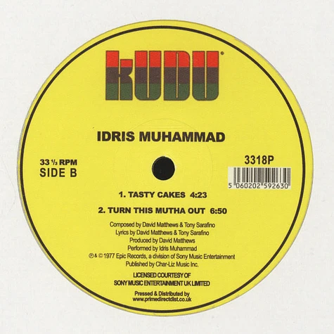 Idris Muhammad - Could Heaven Ever Be Like This / Tasty Cakes / Turn This Mutha