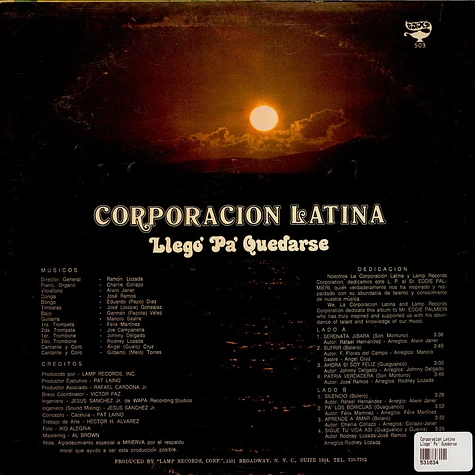 Corporacion Latina - Llego' Pa' Quedarse