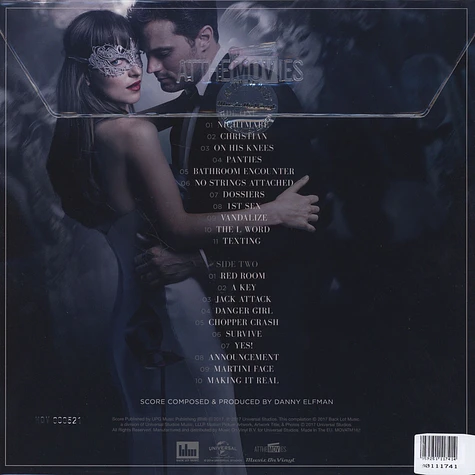 Danny Elfman - OST Fifty Shades Darker Dark Grey Vinyl Edition