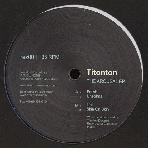 Titonton - The Arousal EP