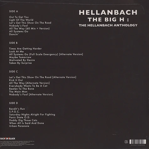 Hellanbach - The Big H: The Hellanbach Anthology