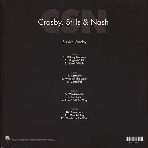 Crosby, Stills & Nash - Survival Sunday 1980 Live Benefit BC