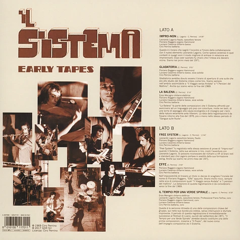 Il Sistema - Early Tapes