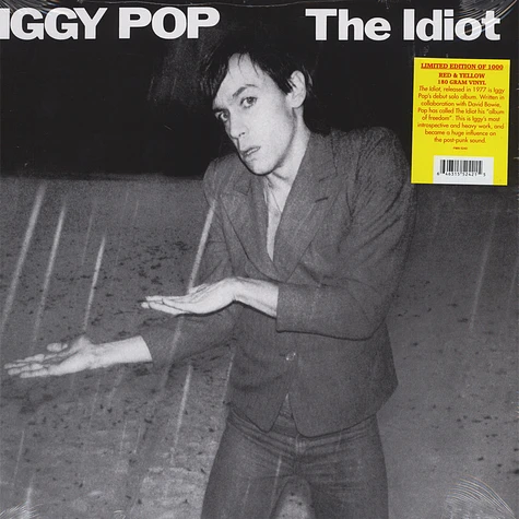 Iggy Pop - The Idiot Red & Yellow Vinyl Edition