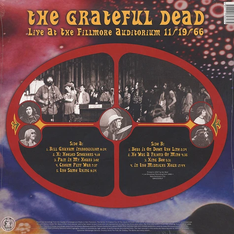 Grateful Dead - It Crawled Out Of The Vaults Of KSAN 1966-1968 - Volume 1: Live At The Filmore Auditorium 11/19/66