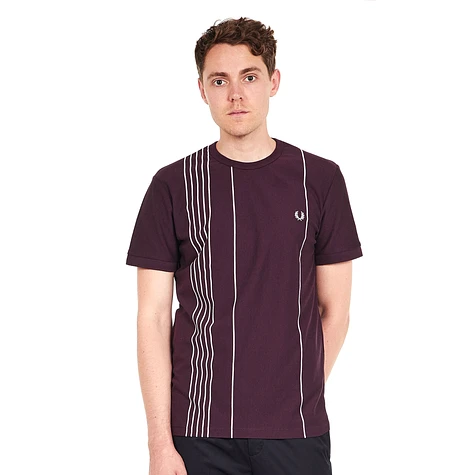 Fred Perry - Vertical Stripe Pique T-Shirt