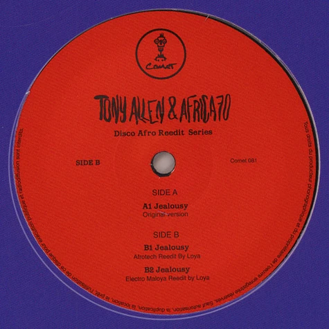 Tony Allen & Africa 70 - Jealousy Disco Afro Reedit Volume 3