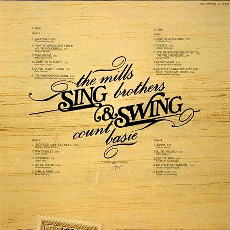 The Mills Brothers / Count Basie & His Orchestra - Sing & Swing