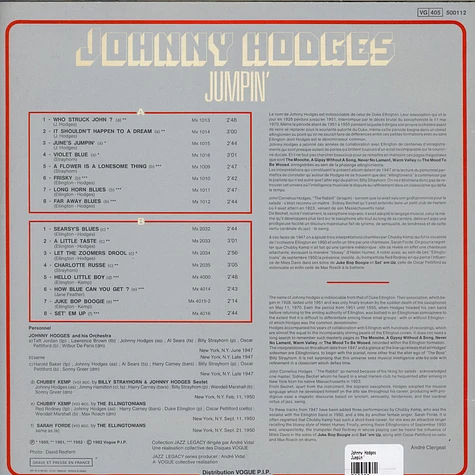 Johnny Hodges - Jumpin'