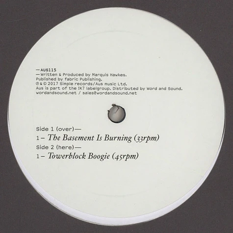 Marquis Hawkes - The Basement Is Burning