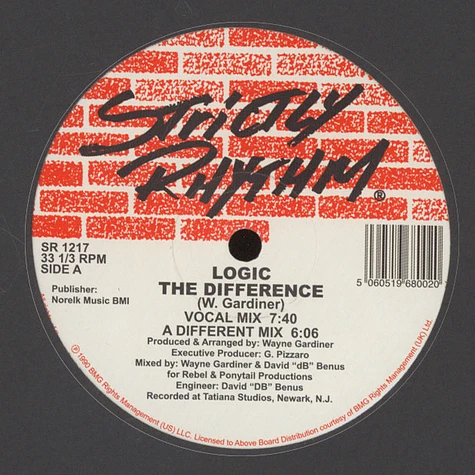 Logic (Wayne Gardiner) - The Difference