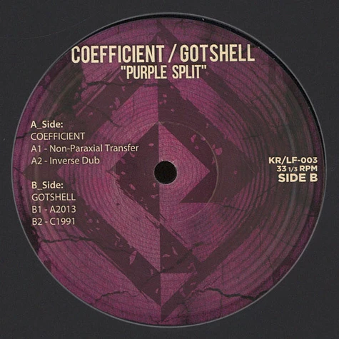 Coefficient / Gotshell - Purple Split