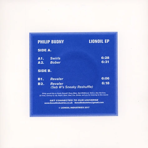 Philip Budny - Lionoil EP