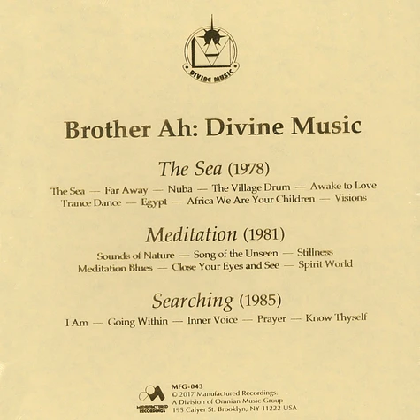 Brother Ah - Divine Music