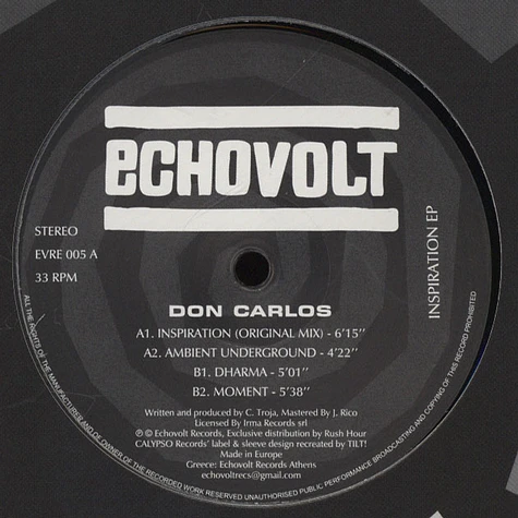Don Carlos - Inspiration EP