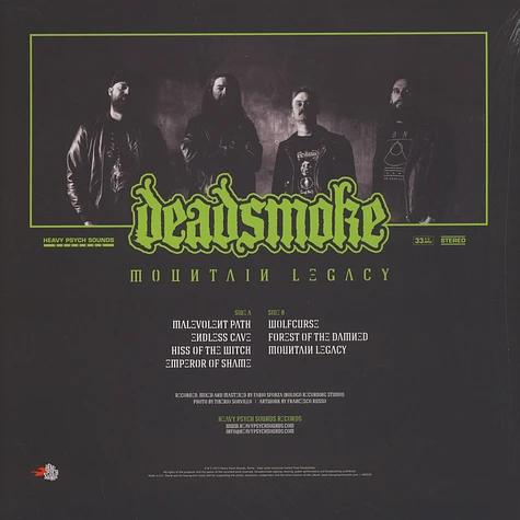Deadsmoke - Mountain Legacy Black Vinyl Edition