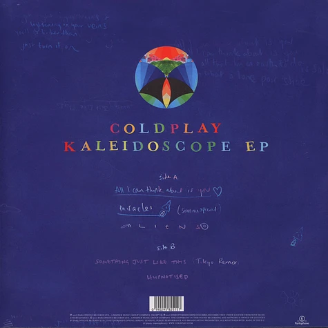 Coldplay - Kaleidoscope EP Colored Vinyl Edition