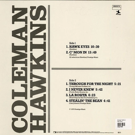 Coleman Hawkins - Hawk Eyes!
