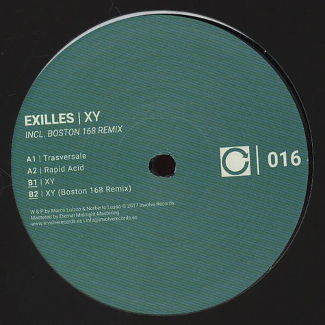 Exilles - XY EP Boston 168 Remix