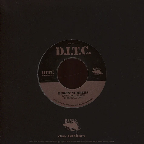 D.I.T.C. - Diggin' Numbers Silver Vinyl Edition