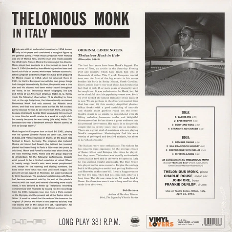 Thelonious Monk - In Italy