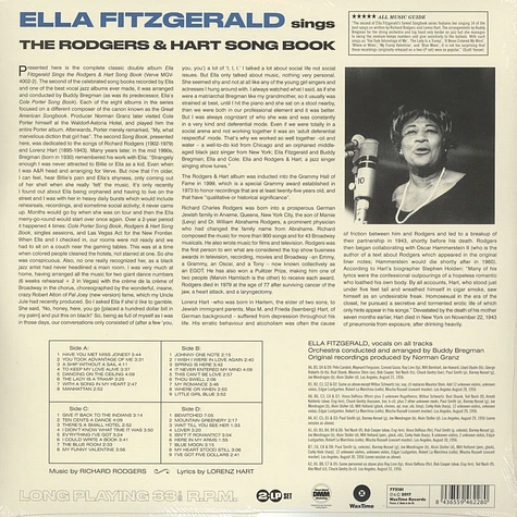 Ella Fitzgerald - Ella Fitzgerald Sings The Rodgers And Hart Song Book Special Gatefold Edition