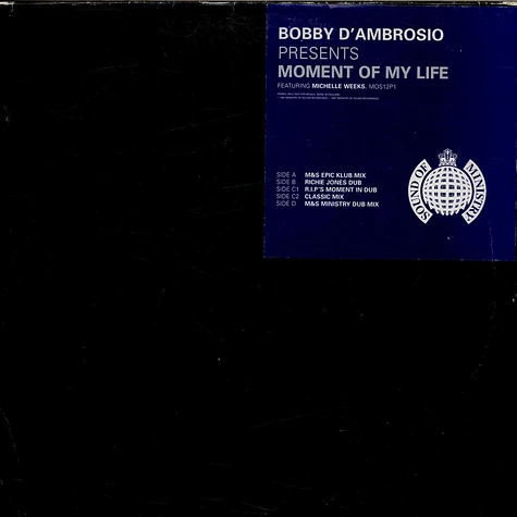 Bobby D'Ambrosio Featuring Michelle Weeks - Moment Of My Life