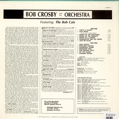 Bob Crosby And His Orchestra - The Uncollected 1952-1953